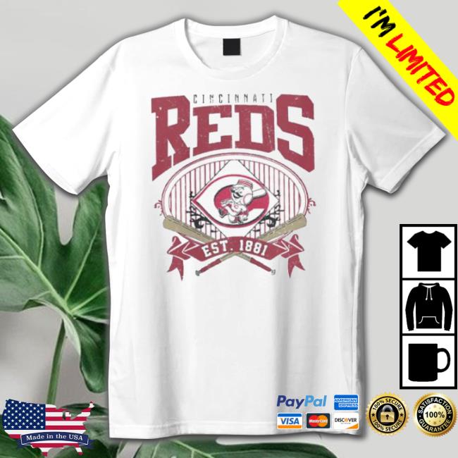 Product cincinnatI reds est 1881 vintage baseball fan shirt, hoodie, sweater,  long sleeve and tank top